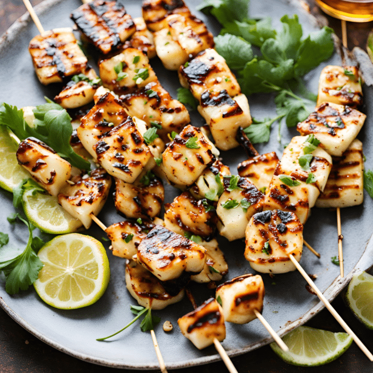 Halloumi Skewers